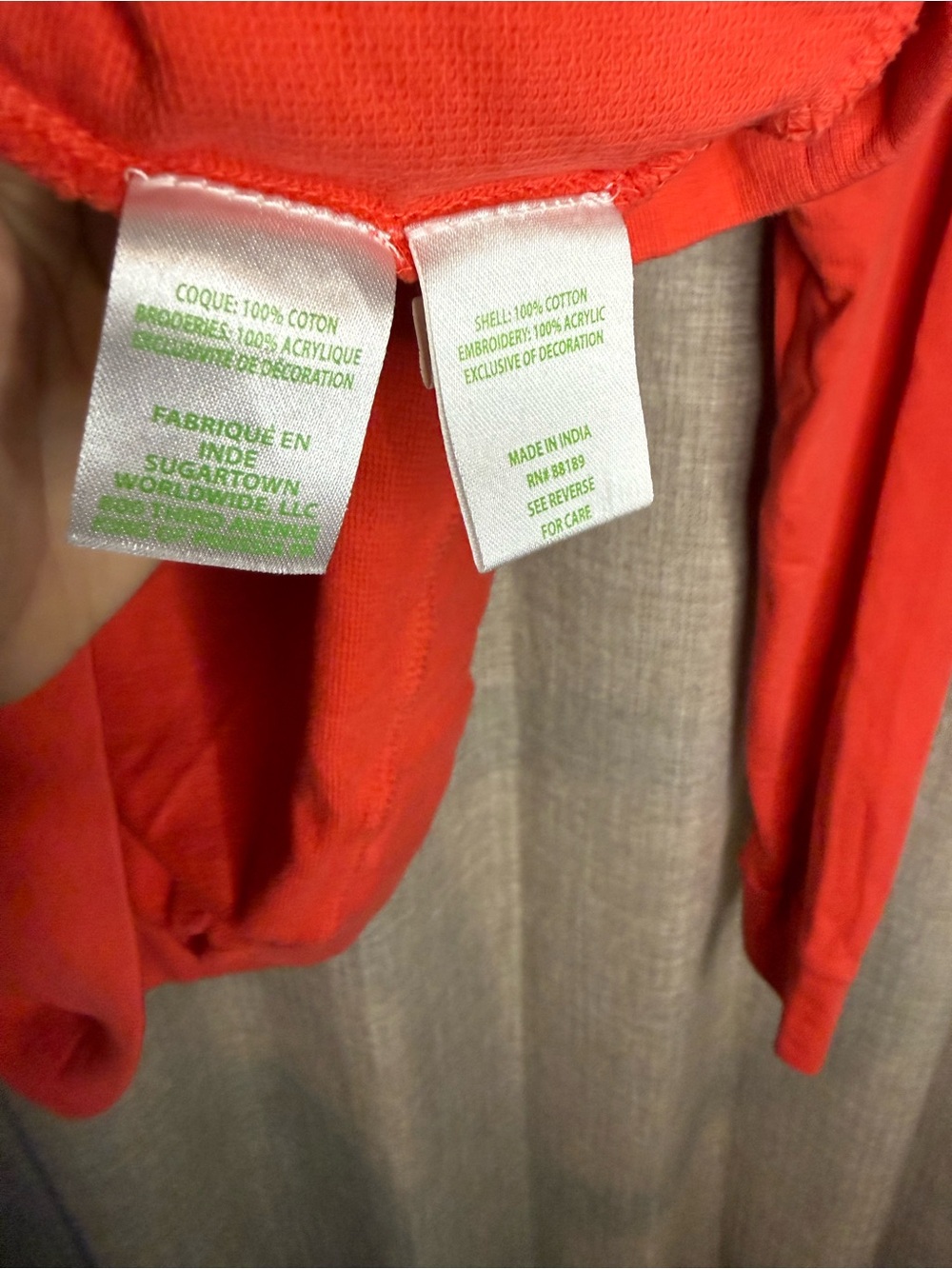 Lilly Pulitzer Rami Joy Embellished Sweatshirt M Coral - Picture 5 of 8